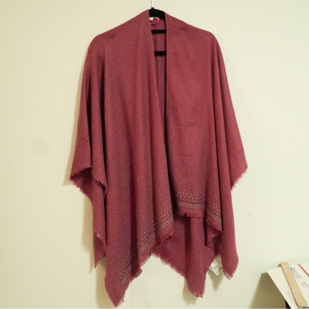 Chic Mauve Women's Poncho